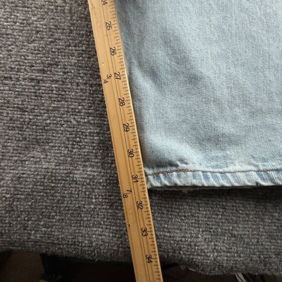 VTG Levi's Silver Tab Blue Jeans Unisex Denim Loose Fit Cotton Y2K ACTL 34x31.5 - Picture 9 of 16